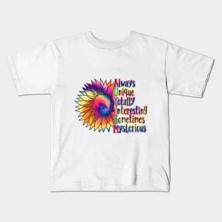 autism sunflower Kids T-Shirt